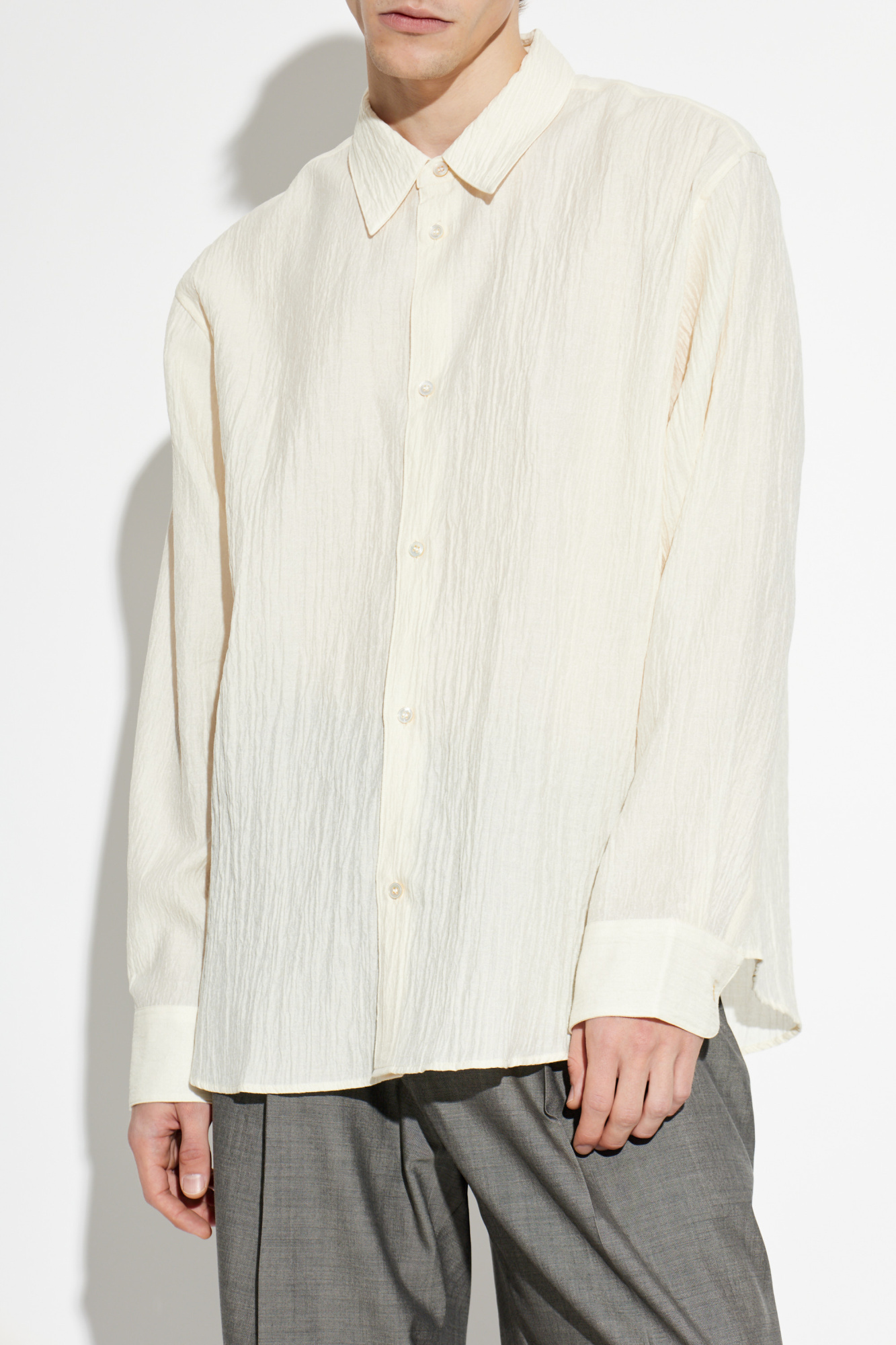 Cream 'View' shirt Studio Nicholson - Vitkac GB